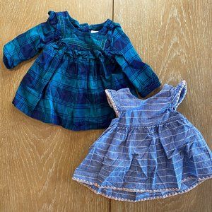 Cat & Jack 0-3 Dress Duo